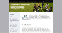 Desktop Screenshot of humanskills.org